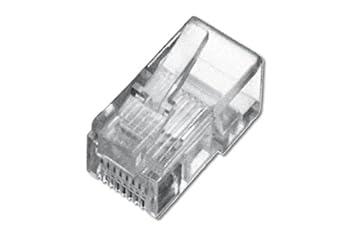 DIGITUS A-MO 88 SRS Cat 5e Crimpstecker 1 Stück RJ45 Netzwerkstecker Geschirmt Für Cat5e Netzwerkkabel Verlegekabel