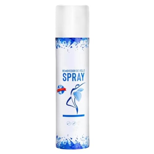 Spray de depilación, removedor de vello suave, herramienta de limpieza facial, fórmula suave de 220 ml, ingredientes relajantes, accesorio para el cuidado de la piel para todo tipo de piel