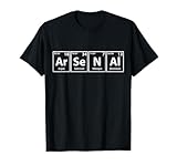 Arsenal (Ar-Se-N-Al) Periodic Table Elements Shirt