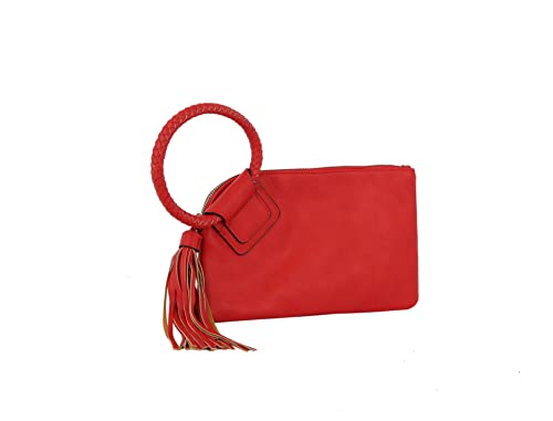 Image of Womens Clutch Purse Wristlet Wallet Evening w /Hand Strap Casual Formal Vegan Leather - Metro Muse