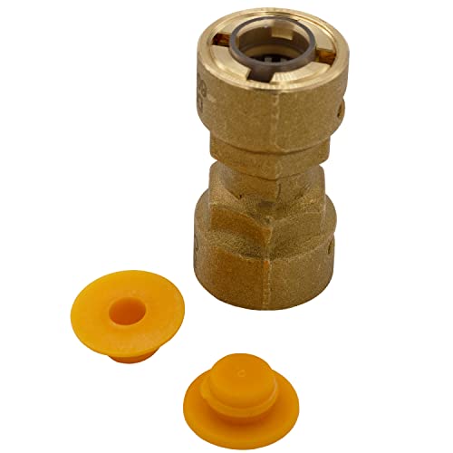 Image of Supplying Demand SB1 7 /8 Inch Quick Connect HVAC Brass Coupler Fitting