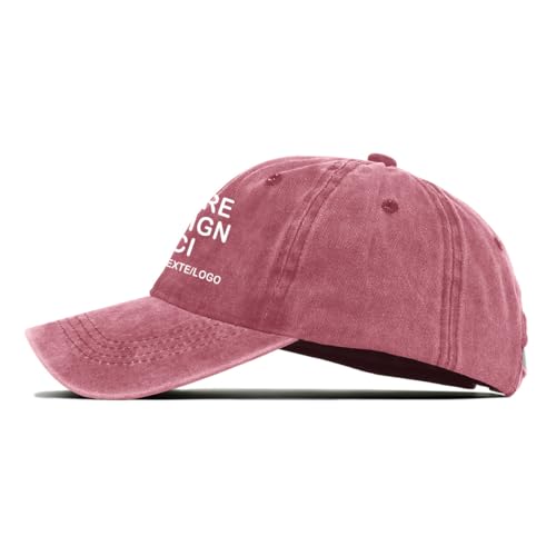 ERICAT Casquette Personnalisable Casquette personnalisée Casquette Baseball personnalisé – Casquette personnalisée avec Photo/nom/Texte, Casquette Trucker personnalisée pour Hommes & Femmes – vue 3