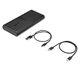 Power Delivery de 45 W por USB-C y 26 800 mAh: Proporciona 7 cargas completas para iPhone 11, 6 cargas completas para Samsung Galaxy S10 o 2,5 cargas completas para iPad 2019 y iPad Pro 2020