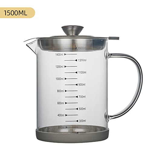 Botella de aceite de 1000ml en vidrio borosilicato ideal para servir y cocinar a diario 7
