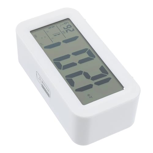 GREENADSCAPE Reloj Despertador Digital LCD Multifuncional con Sensor De Luz y Temperatura Alarma Inteligente Sin Batería