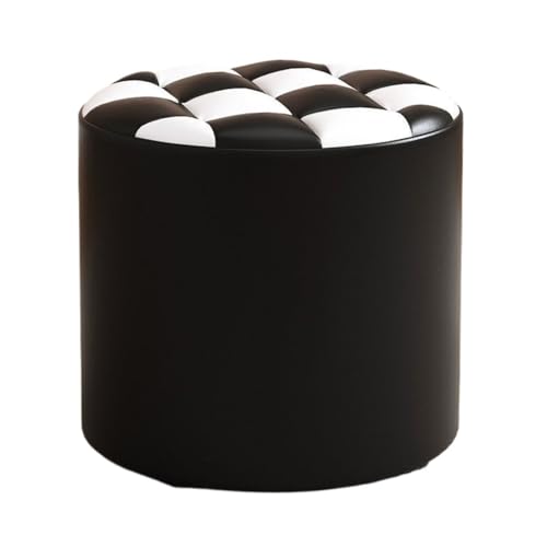 LHHAIUA Ottoman for Bedroom Dorm Modern Minimalist Low Footstool Upholstered