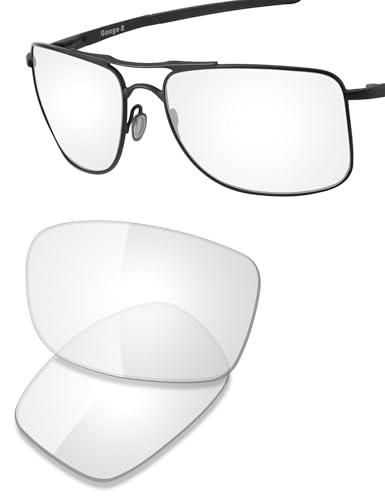 Image of SAUCER Premium Replacement Lenses & Rubber Kits for Oakley Gauge 8 L OO4124 | UV400 Protection, Anti-Scratch, Precise Fit