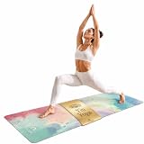 Yin Yogamatte aus Naturkautschuk I Hot Yoga Mikrofasermatte...