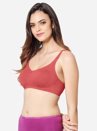 Image of VSTAR Justina Full Support Bra with Double Layered Cups, Moulded Cup Bra for Regular use, Side Shaper Panels for Bust Lift