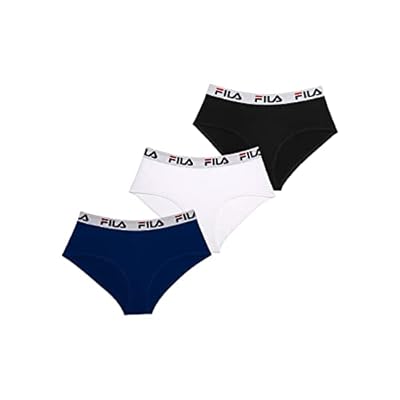 FILA Bragas Mujer Algodón  Ropa Interior Mujer cómoda y suave  lote de 3 