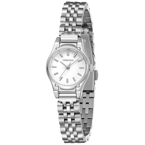 Montre dorée pour femme idée cadeau idéale avec son petit cadran rond raffiné