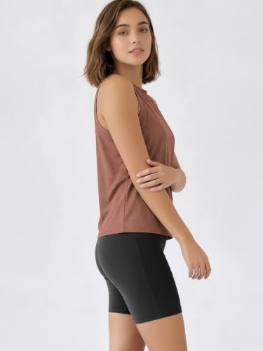 Image of ODODOS Women's Performance Tank Ultra Soft odSTRATUM Tech Sleeveless Tee Shirts High Crew Neck Pullover Top