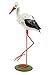 Produktbild Creation Gross Kleiner, weißer Storch Klapperstorch stehend aus Polyresin H.: 35cm Teich Weiher Figur