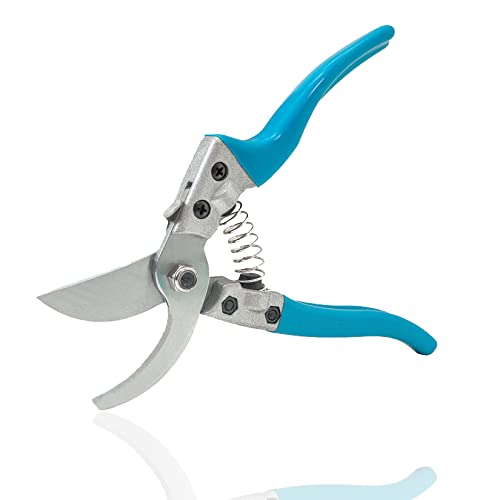 N D 8  Professional Bypass Pruning Shears,Bush Clippers,Garden Shears,Plant Cutter,Tree Trimmers Secateurs ,Stainless Steel Blades,Gardening Tools,Blue