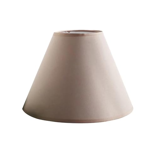 2PK Voltico Adjustable 9 Inch Fabric Coolie Lampshade for Table and Floor Lamps Modern Light Shade (Brown) - Image 6
