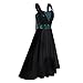ODASDO Women Lyrical Dance Costumes Modern Contemporary Dancewear Shiny Sequins Spaghetti Strap Mesh Tulle High Low Dress Ballet Leotard Stage Performance Ballroom Cha Cha Clothes Black XS