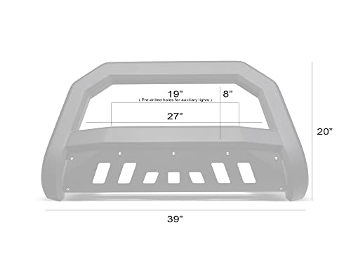 Image of Armordillo 8715475 AR Series Bull Bar - Matte Black Fits 2007-2021 Toyota Tundra / 2008-2021 Sequoia