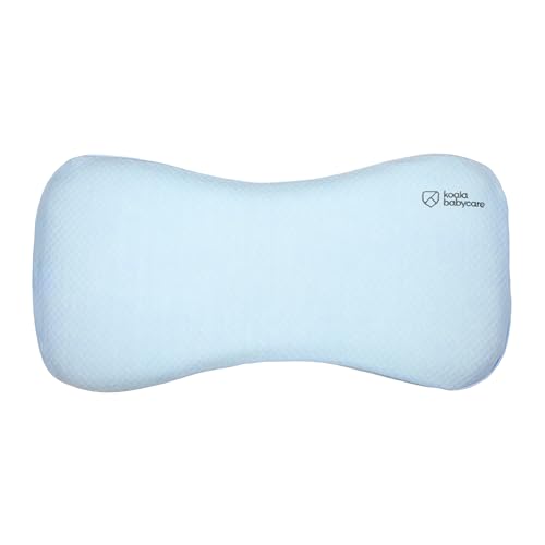 DAS ORIGINAL Koala Babycare® - 0-36 Monate Orthopädisches Babykissen (mit Ersatzkissenbezug). Es beugt der Plagiozephalie vor - eingetragenes Design KBC® – Blau – Maxi