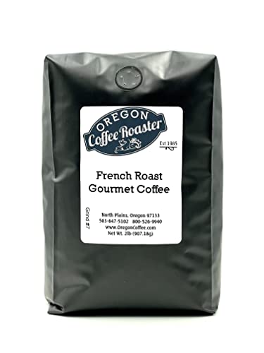 Oregon Coffee Roaster French Roast Premium Gourmet Ground Coffee, DRIP