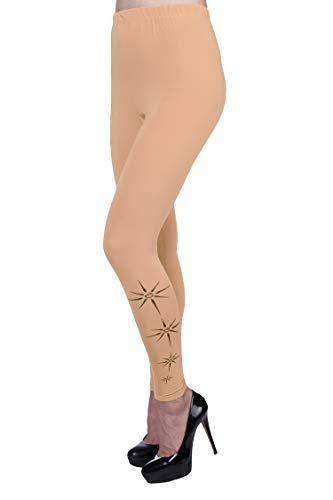 Image of Plus Size Printed Ankle Length Leggings for Women