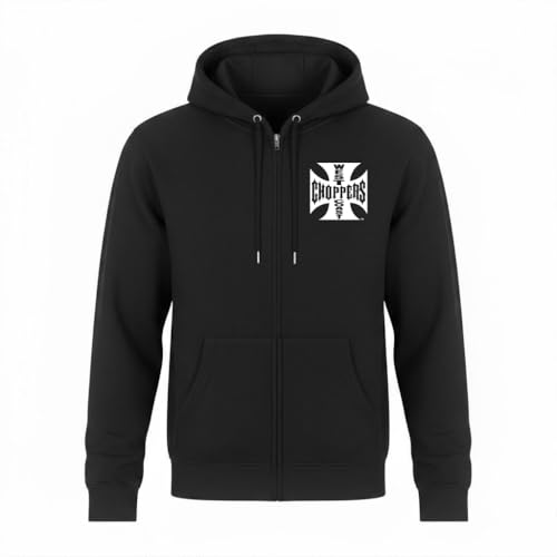 West Coast Choppers OG CLASSIC HOODY ZIP - Black XL