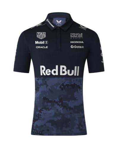 Castore Red Bull Racing F1 x Hypebeast 2025 Special Edition Track Polo Shirt (XXL) Blue