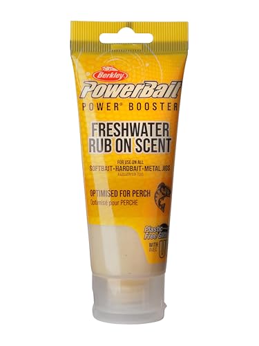Berkley PowerBait® Atrayente de Pesca en Gel | Aroma a Queso | Fórmula Mejorada para cebos Blandos, cebos Duros y señuelos metálicos | Probado para Aumentar la tasa de Captura | Tubo de 80 ml