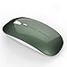 Mouse Wireless Ricaricabile, Coener Senza Fili Silenzioso 2,4G 1600DPI Mouse Portatile da Viaggio Ottico con Ricevitore USB per Windows 10/8/7/XP/Vista/PC/Mac (Verde)