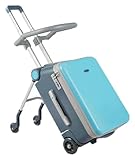 Maleta Maletas for Sentarse, Maleta portátil antiestrés y Resistente al Desgaste Durable(BLU)