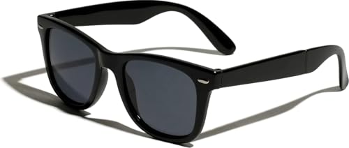 Classic Black Frame Wayfarer Sunglasses for Men & Women