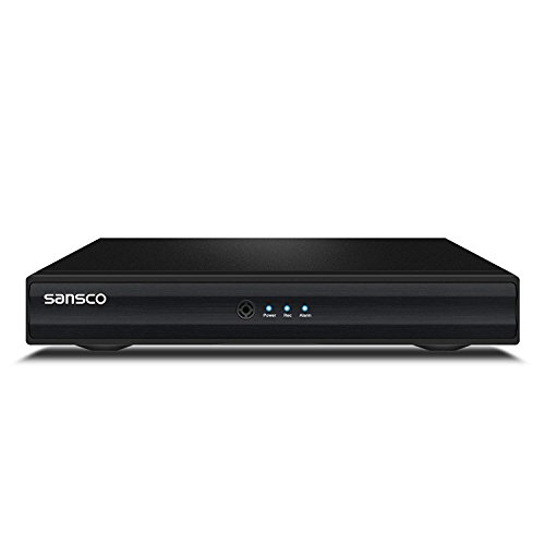 SANSCO 4 Channel 1080N Standalone CCTV DVR Recorder, 5-In-1 Support 1080p Analog/IP Cameras, HDMI VGA Output, Motion Detection, Rapid USB Storage Backup, Mobile App: XMEye