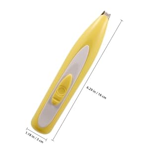 YARNOW Tosatrice Elettrica per Animali Domestici Silenziosa Rasoio Portatile a Batteria per Cani e Gatti Strumento Professionale per Toelettatura e Rifinitura del Pelo