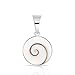 Produktbild PLANETYS - 925 Sterling Silber Anhänger Runde Auge des Heilige Lucie - Santa Lucia - Oeil de Sainte Lucie - Shiva Eye - Ø 12 mm