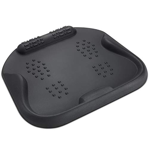 Image of FEZIBO Anti-Fatigue Standing Desk Mat - Ergonomic Not-Flat Cushion Mat with Foot Massage Pad for Office and Home Floor
