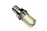 HQRP E12 Base 64 SMD3014 LED Light Bulb AC 110V Cool White Dimmable Compatible with Himalayan Glow, Levoit, and Windsor Seasons - Salt Lamp