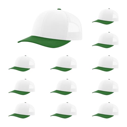 Richardson 112 Classic Six-Panel Adjustable Snapback Trucker Cap | Bulk Packs Available