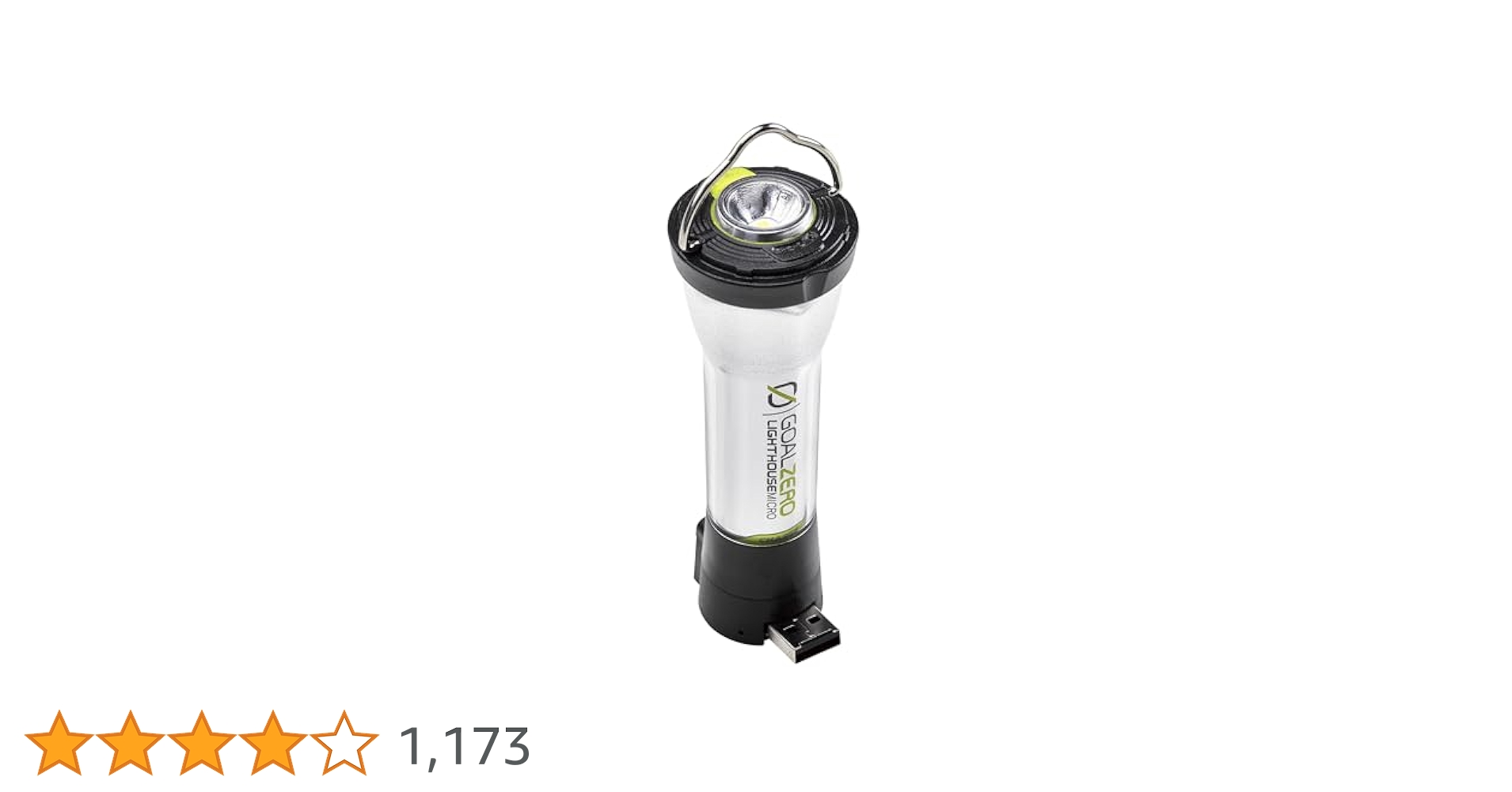 ゴールゼロ　マイクロフラッシュ　グレー　アソマタス　インアバンス　蓄光 Lighthouse Micro Flash | Goal Zero コンパクトLEDランタン