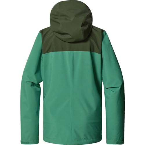 Chaqueta de montaña KOYAL PROOF HAGLOFS mujer impermeable verde senderismo M 2