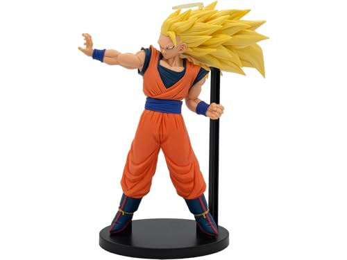 Banpresto Figura de Acción Coleccionable Goku Super Saiyan 3 (Vs Majin Buu) Dragon Ball Z - Match Makers 17 cm, Multicolor, BP29078P, Optima para los fanaticos del Anime