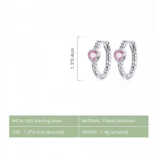 Bijoux de mariage d'exception avec boucles d'oreilles rose - 4