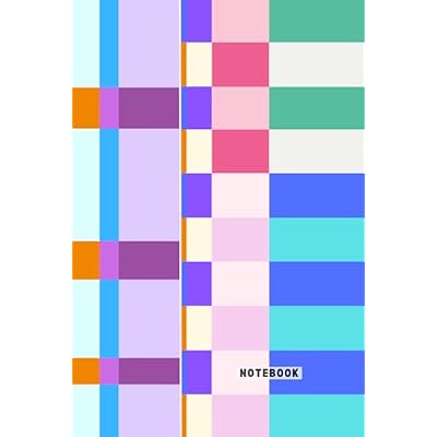 Modern Striped Notebook | Digital Collage