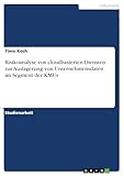Risikoanalyse von cloudbasierten Diensten zur Auslagerung von Unternehmensdaten im Segment der KMUs