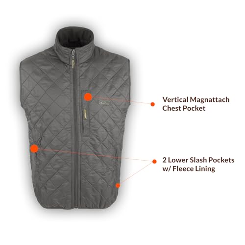 Image of Quilted Fleece Vest by Lifestyle