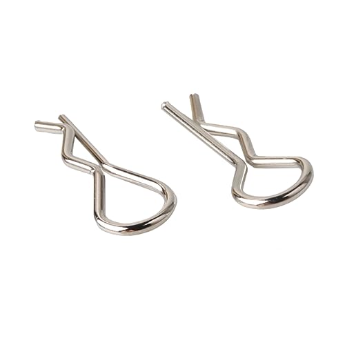 Gadpiparty Set of 100 r Shape Stainless Steel Model Accessories for 1/10 Scale Vehicles