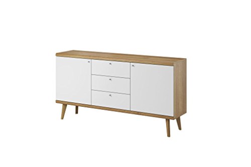Home Direct Ltd Juego de Muebles de salón Primo - Estilo nórdico (Aparador 160 Primo)