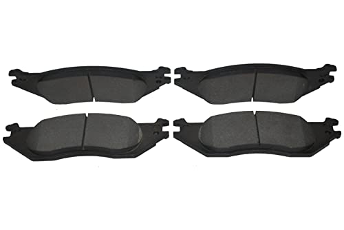 Image of D1045 Semi-Metal Front Brake Pads Replacement For 04-07 Ford E-150, 04-05 E-150 Club Wagon, 07 E-150 Econoline