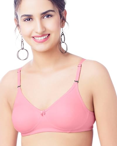 Image of Brida Breathable Cotton Non-Padded Transparent Bra - Comfortable, Stylish, and Lightweight Lingerie for Women - Monica