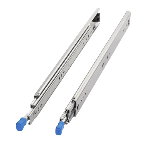 1 Paar SOTECH Schwerlastauszüge KV2-100-H53-L1000-LC 1000 mm mit Lock-in/out Einrastfunktion mit blauem Hebel Schwerlast-Vollauszug belastbar bis 100 Kg