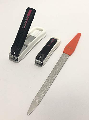 Classic Stainless Steel Plastic Its Nail Care Time (Multicolour)