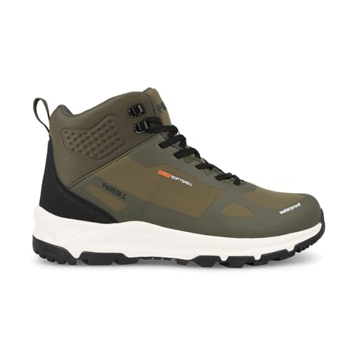 Chaussures de trekking ultra légères homme Ibieca Paredes Kaki amorti et confort